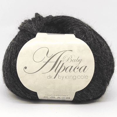 King Cole Baby Alpaca DK Yarn 503 Charcoal