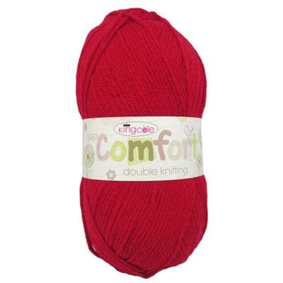 King Cole Baby Comfort DK Yarn 615 Red