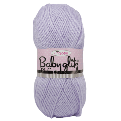 King Cole Baby Glitz DK 1525 Lilac Sparkle Yarn