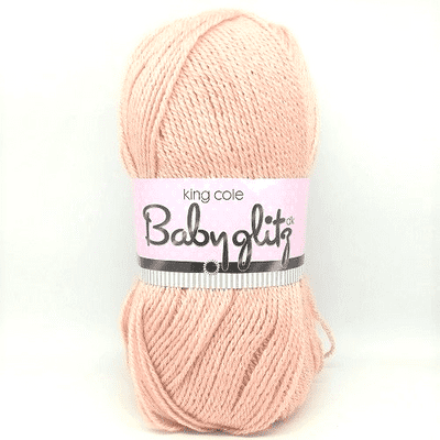 King Cole Baby Glitz DK 3272 Marzipan Sparkle Yarn