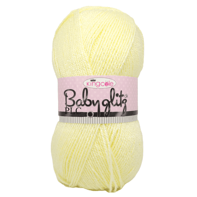 King Cole Baby Glitz DK Yarn 101 Lemon