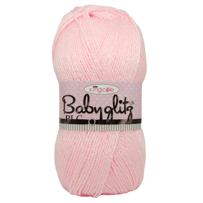 King Cole Baby Glitz DK Yarn 103 Pink