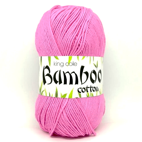 King Cole Bamboo Cotton DK Yarn 3200 Candy Pink