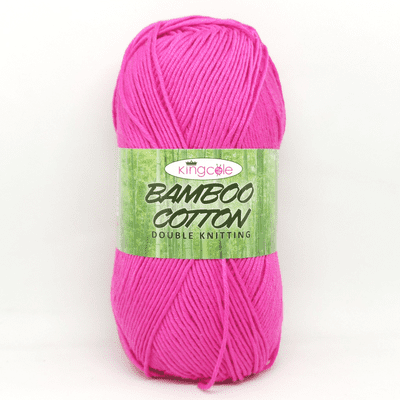 King Cole Bamboo Cotton DK Yarn 536 Fuchsia