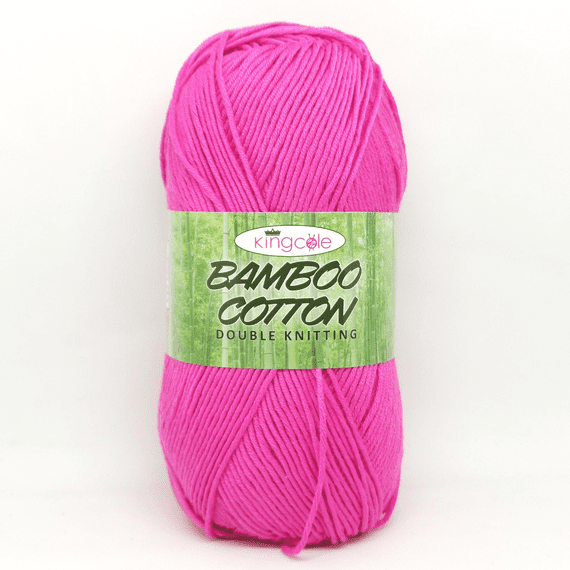 King Cole Bamboo Cotton DK Yarn 536 Fuchsia
