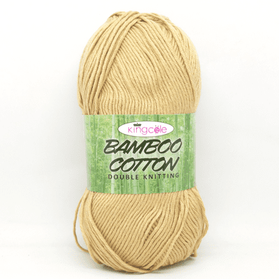 King Cole Bamboo Cotton DK Yarn 625 Old Gold DISCONTINUED