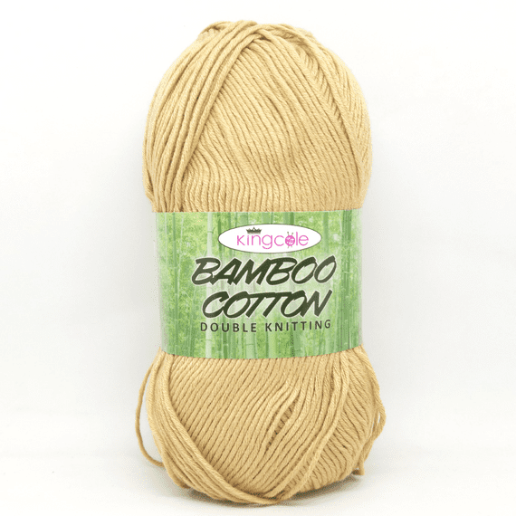 King Cole Bamboo Cotton DK Yarn 625 Old Gold DISCONTINUED
