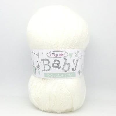 King Cole Big Value Baby 2ply Yarn 4316 Cream