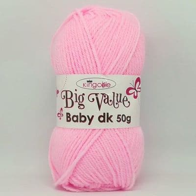 King Cole Big Value Baby DK 4062 Petal Pink