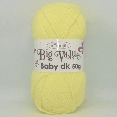 King Cole Big Value Baby DK 50g Yarn 4064 Primrose