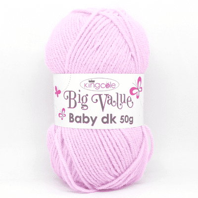 King Cole Big Value Baby DK 50g Yarn 4074 Lilac Blossom