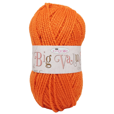 King Cole Big Value Chunky Yarn 1746 Mango Orange