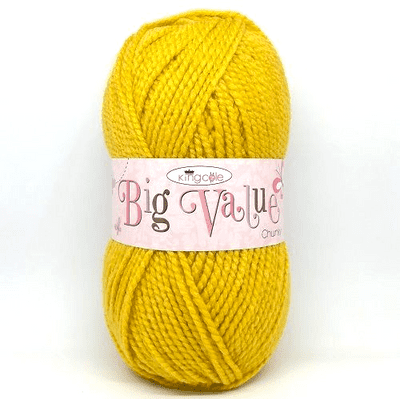 King Cole Big Value Chunky Yarn 3312 Mustard