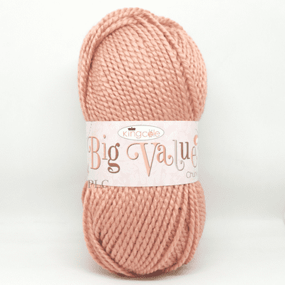 King Cole Big Value Chunky Yarn 3641 Rose Gold