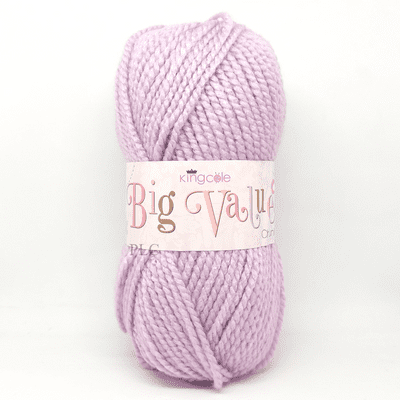 King Cole Big Value Chunky Yarn 3643 Lilac