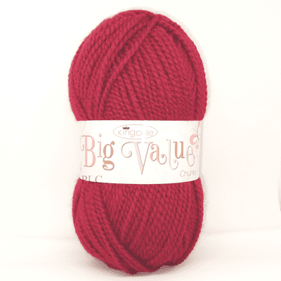 King Cole Big Value Chunky Yarn 545 Wine