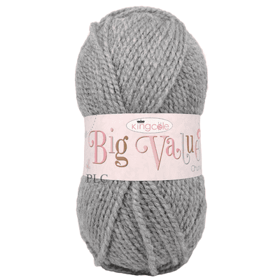 King Cole Big Value Chunky Yarn 547 Grey