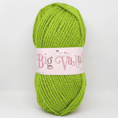 King Cole Big Value Chunky Yarn 548 Moss Green
