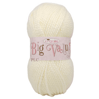 King Cole Big Value Chunky Yarn 551 Cream