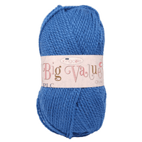 King Cole Big Value Chunky Yarn 555 Denim Blue