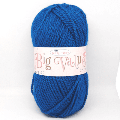 King Cole Big Value Chunky Yarn 559 Blue Heaven