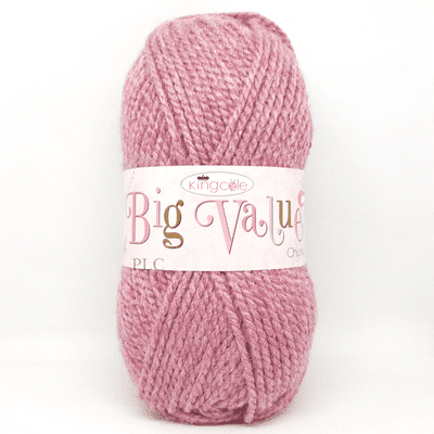 King Cole Big Value Chunky Yarn 639 Dusty Pink