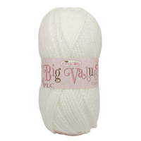 King Cole Big Value Chunky Yarn 822 White