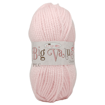 King Cole Big Value Chunky Yarn 827 Pink