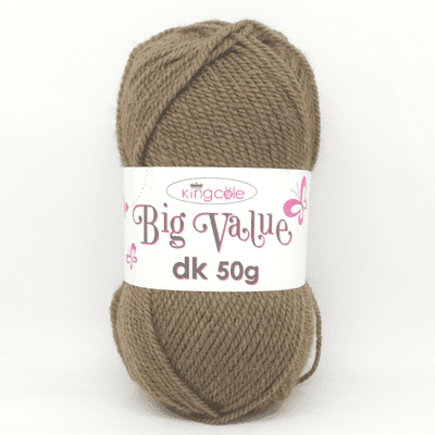 King Cole Big Value dk 50g 4024 Koala
