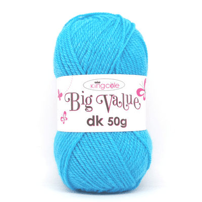 King Cole Big Value dk 50g 4044 Turquoise
