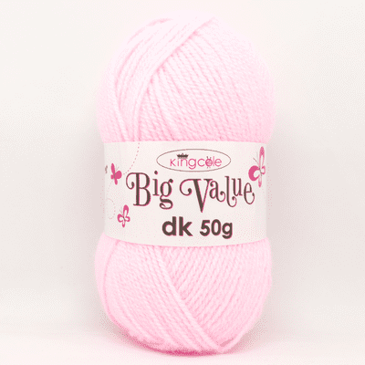 King Cole Big Value dk 50g 4054 Marshmallow