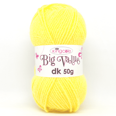 King Cole Big Value dk 50g 4090 Buttercup