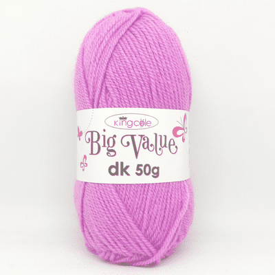 King Cole Big Value dk 50g Yarn 4035 Rose