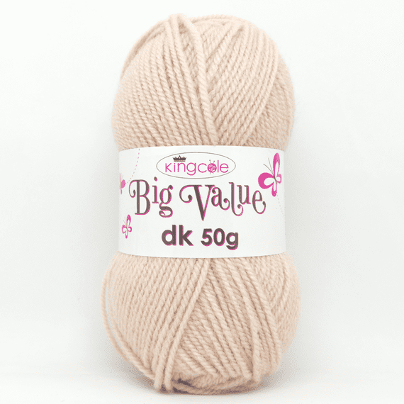 King Cole Big Value dk 50g Yarn 4094 Porcelain