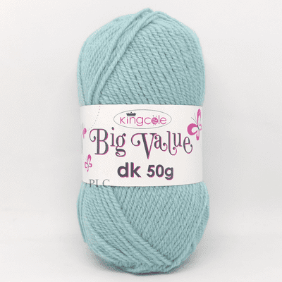 King Cole Big Value dk 50g Yarn 5820 Duck Egg