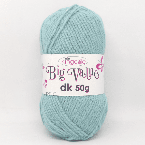 King Cole Big Value dk 50g Yarn 5820 Duck Egg