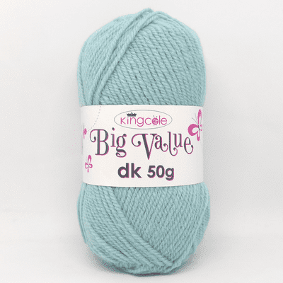 King Cole Big Value dk 50g Yarn 5820 Duck Egg