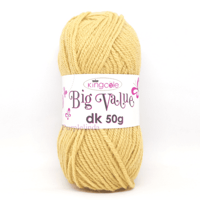 King Cole Big Value dk 50g Yarn 5825 Honey