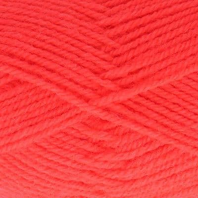 King Cole Big Value dk 50g Yarn 5828 Neon Coral