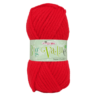 King Cole Big Value Super Chunky 009 Red
