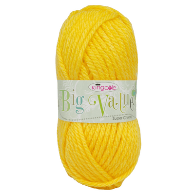 King Cole Big Value Super Chunky 055 Gold Yellow