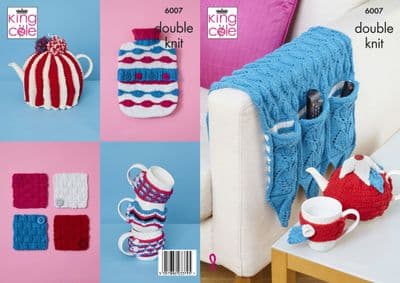 King Cole BV Recycled Dishcloth Cotton 6007 Home Accessories knitting Pattern