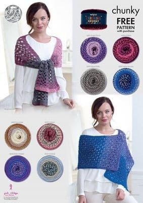 King Cole Carousel Chunky Crochet & Knitting Pattern FREE