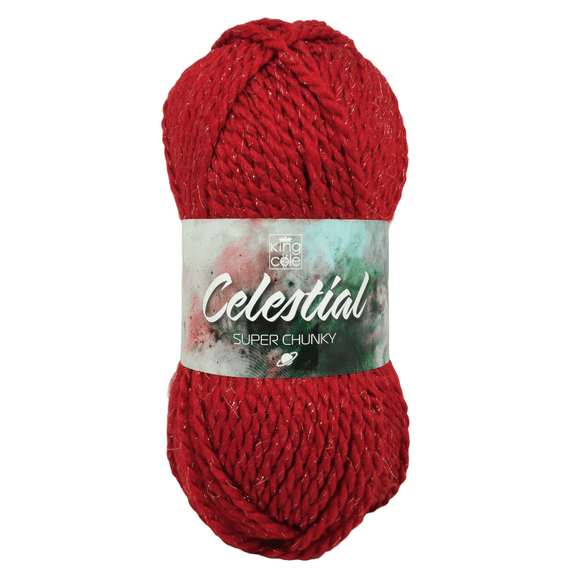 King Cole Celestial Super Chunky 5624 Mars Red REDUCED