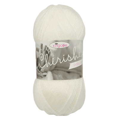 King Cole Cherished 4 Ply Baby Yarn 5081 Cream