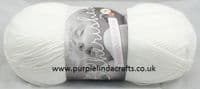 King Cole Cherished DK Yarn 1410 White