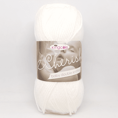 King Cole Cherished DK Yarn 1410 White