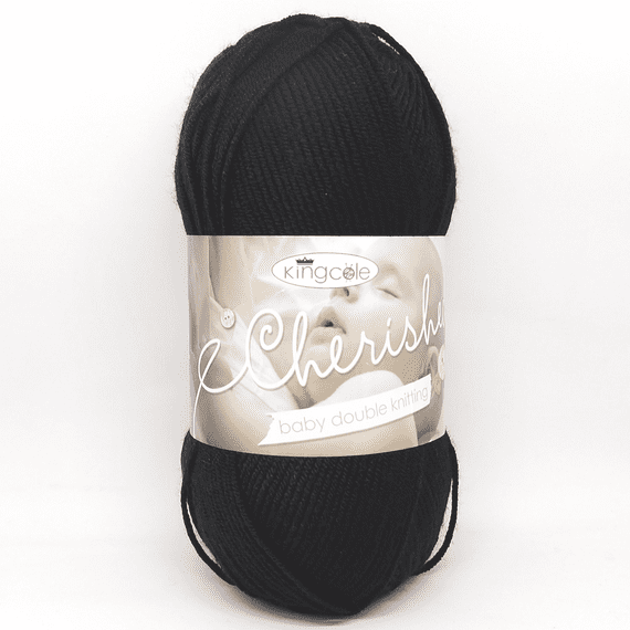 King Cole Cherished DK Yarn 1411 Black