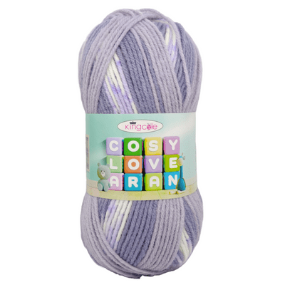 King Cole Cosy Love Aran Baby Yarn 5161 Cosy Lilac