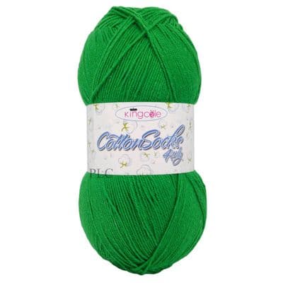 King Cole Cotton Socks 4ply 4772 Green